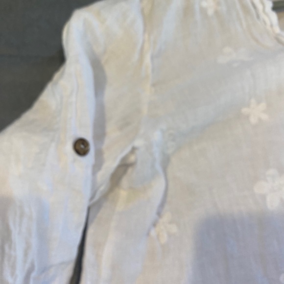 Rose Marine white beach cover up. Size M. - Picture 3 of 4